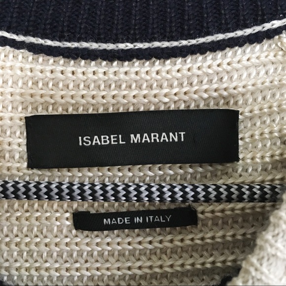 Isabel Marant Hatfield Merino Wool Sweater Tan 44 - Picture 3 of 16